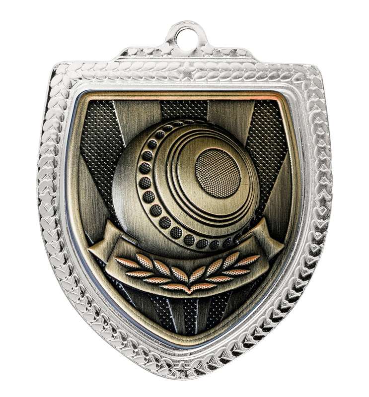 Shield Medal - Lawn Bowls Ball