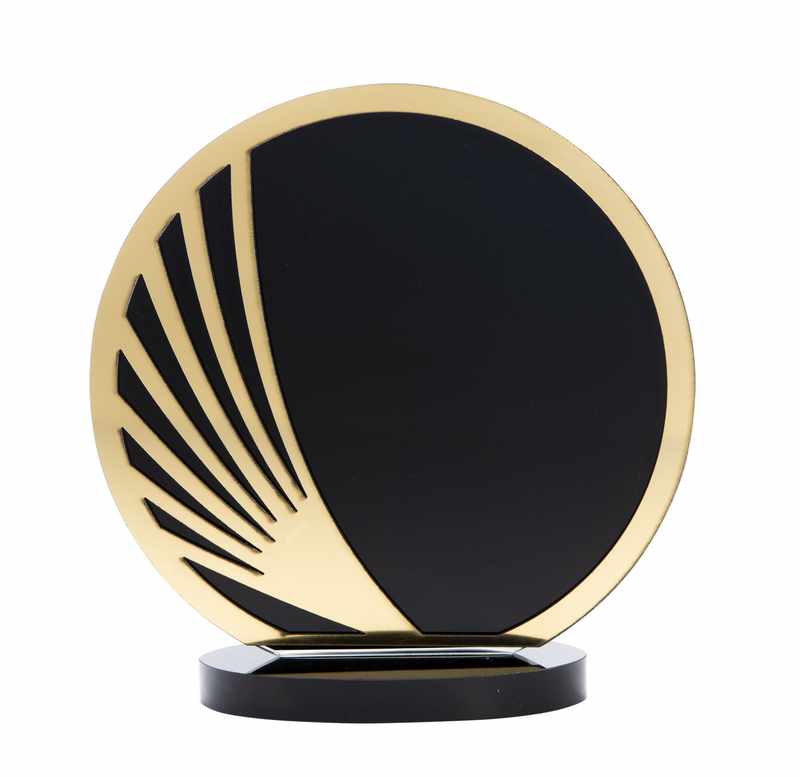 Black Laser Glass with Acrylic