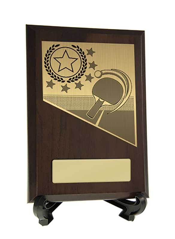 Plaque with Table Tennis Trim